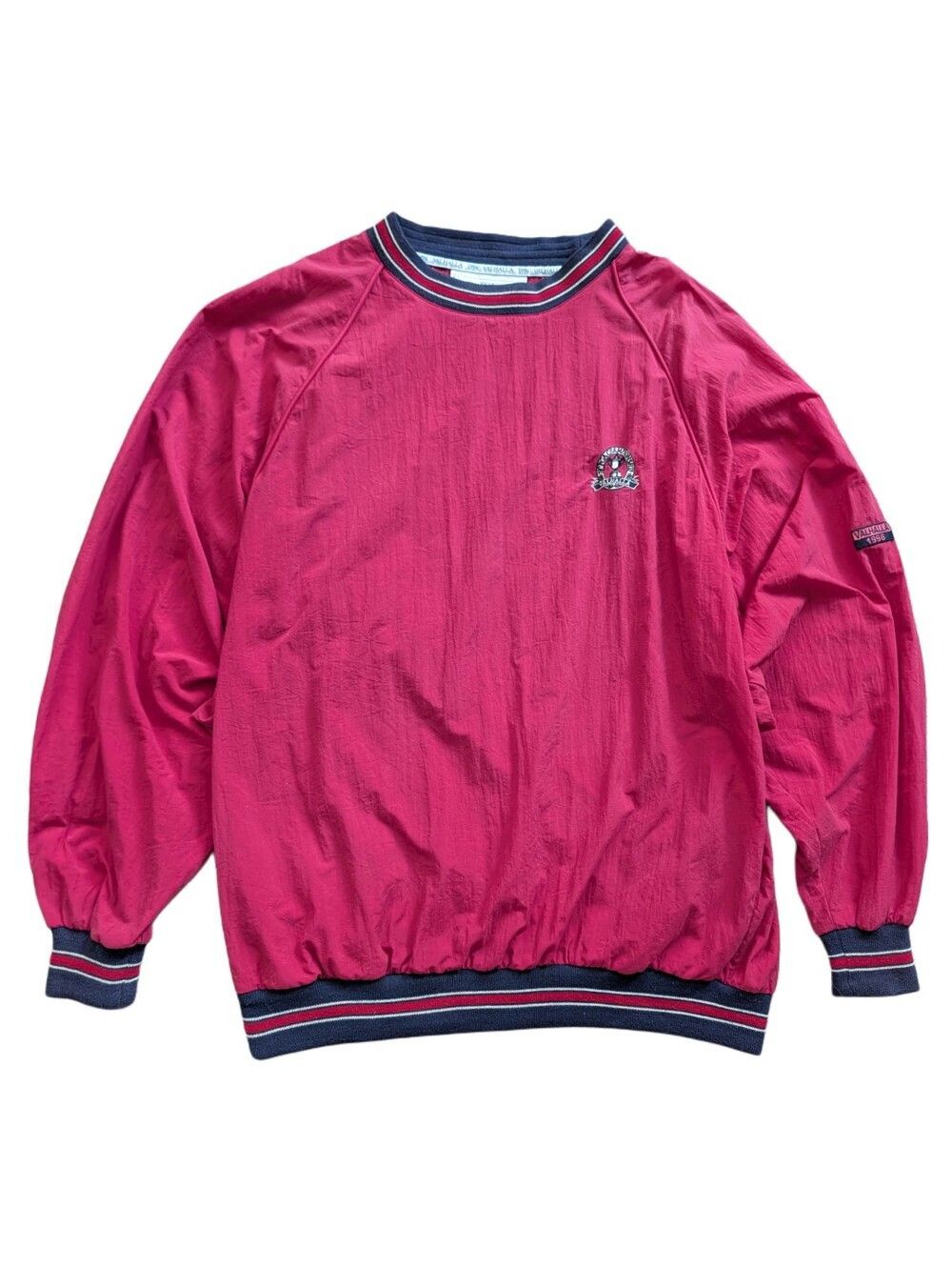 Slazenger PGA Champion '96 Valhalla Red Crewneck Golf Windbreaker Pullover XL